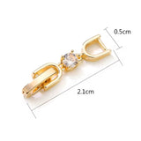 Bracelet Extender Clasp with Cubic Zirconia - Three colours